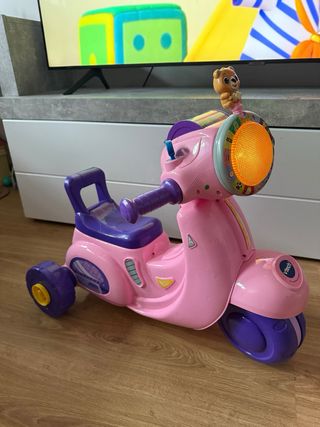 Moto Vtech 2 en 1 Rosa