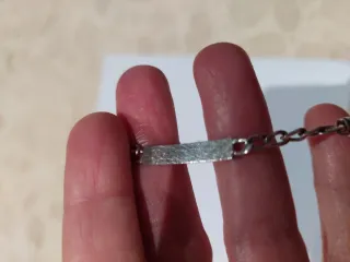 Pulsera plata eslabones