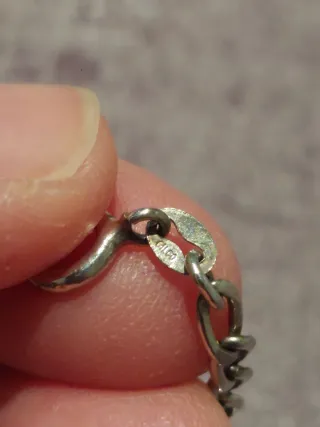 Pulsera plata eslabones