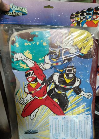 Lote articulos vintage años 90 Power Rangers