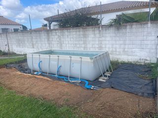Piscina Desmontable Bestway Rectangular y bomba