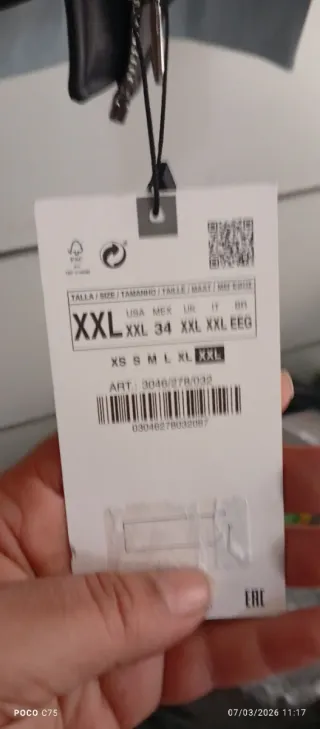 Chaqueta Zara Biker Negra y Rosa Talla XXL