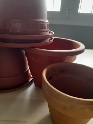 Macetas de plástico