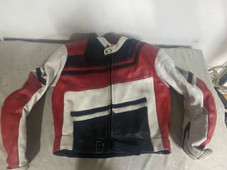 Traje o mono de cuero de Moto completo talla 52