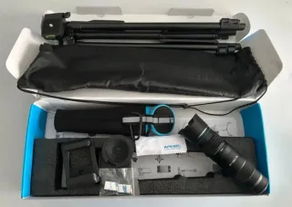 Teleobjetivo Apelex 40x para smartphone con trípod