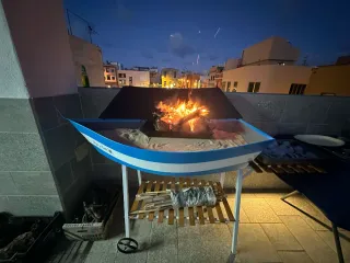 Original barbacoa Barquita Espetera