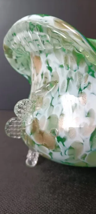 Jarrón   vidrio Murano. Vintage auténtica.