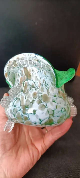 Jarrón   vidrio Murano. Vintage auténtica.