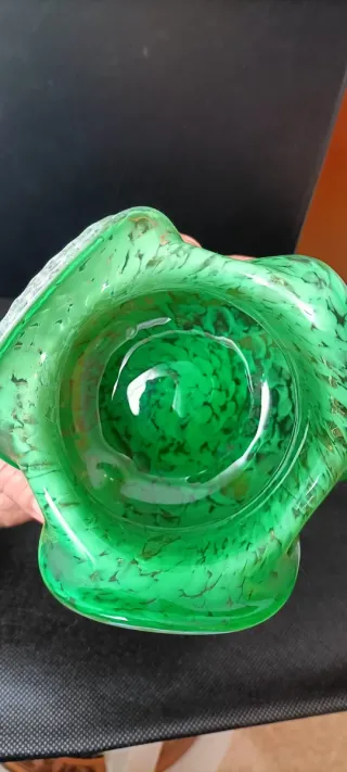 Jarrón   vidrio Murano. Vintage auténtica.