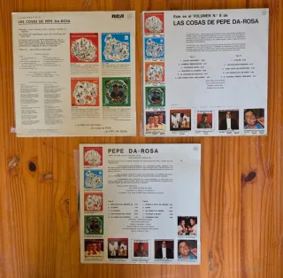 Lote vinilos LP de Pepe da Rosa