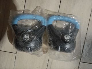 Conjunto 3 Pesas Rusas (Kettlebell) 10kg y 6kg