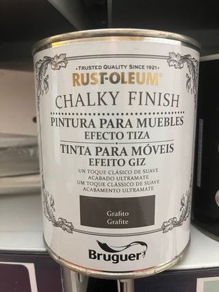 Pintura a la tiza color grafito 750 ml