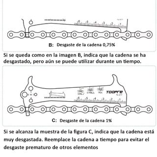 Medidor Desgaste Cadena TOOPRE TL-217