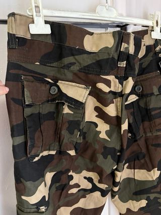 Pantalón camuflaje militar cargo