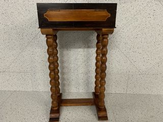 Joyero antiguo madera con espejo