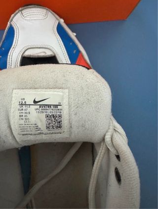 Nike M2K Tekno Summit White/Black-Team Orange