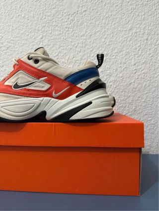 Nike M2K Tekno Summit White/Black-Team Orange
