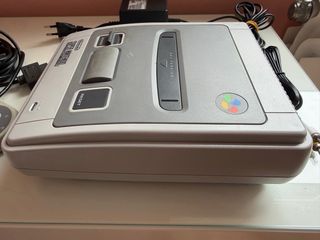 Super Nintendo SNES Consola + Mando Gris