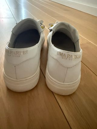 Zapatos mujer tachuelas multicolor piel natural