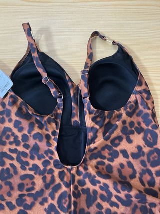 Traje de baño estampado leopardo