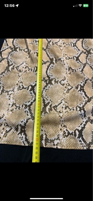 Abito lungo H&M stampa pitone taglia M