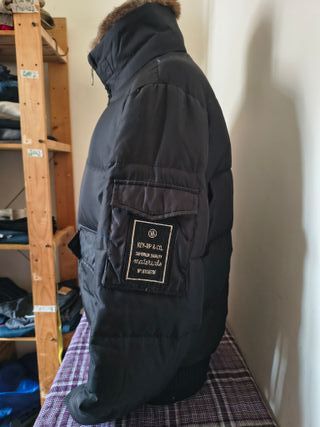 Giubbotto corto piumino nero Key Up