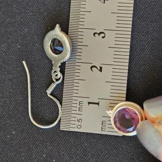 Pendientes Plata 925 con Amatista