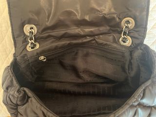 Bolso Purificación García negro acolchado