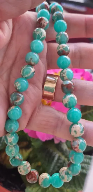 Collar Piedras Naturales Shoushan Jarra Imp