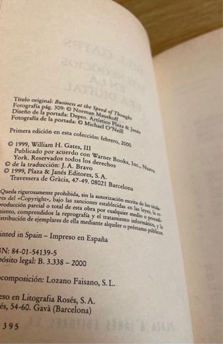 Los Negocios en la Era Digital / Bill Gates