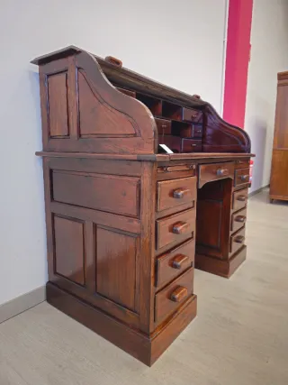 Escritorio Rústico Nogal Americano