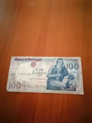 Billete 100 Escudos Portugal 1901