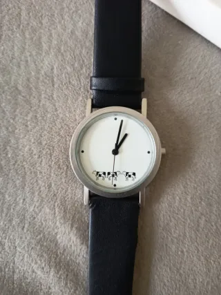 Reloj Celta Pulsera Negro y Blanco