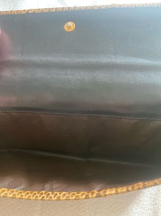 Cartera Gucci Piel Serpiente Marrón authentica