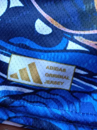 Maglia Giappone Drago Blu Adidas taglia s