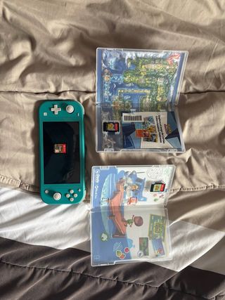 Nintendo Switch Lite Verde + Juegos