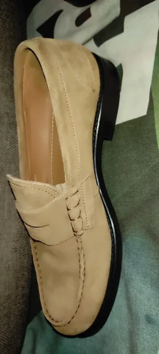 Zapatos 42 Zara Beige