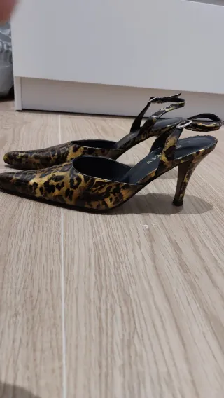 Botas estampado leopardo talla 39