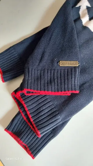 Jersey Kilarney azul con ancla blanca