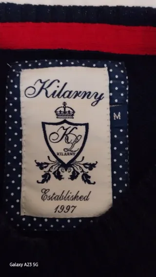 Jersey Kilarney azul con ancla blanca