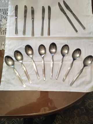 Lote cubiertos años 70