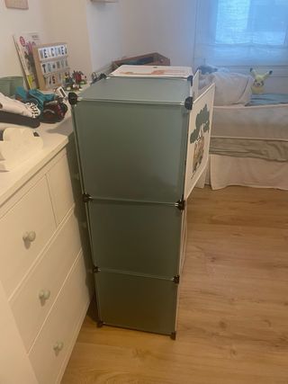 Estantería de cubos infantil 65x31.5x125cm