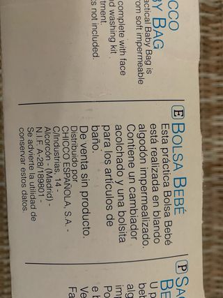Bolso Bebe Chicco Sacca Bebé
