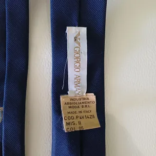 Cravatta bambino blu Giorgio Armani