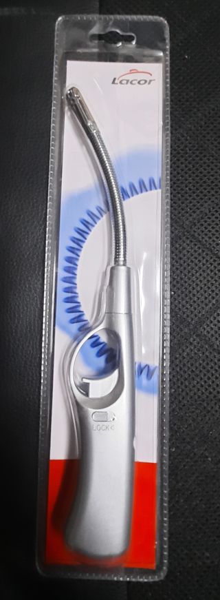 Accendino a gas con canna flessibile nuovo