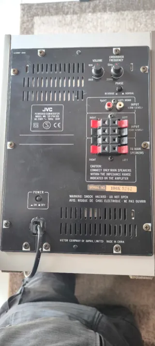 Sistema de Sonido JVC