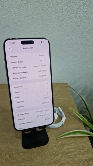 iPhone 15 Pro Max Argento