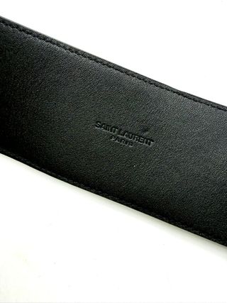 Cinturón Saint Laurent Piel Cocodrilo Hebilla Dora