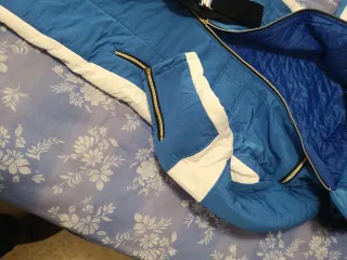 Mono Nieve Mujer Talla L Azul Blanco