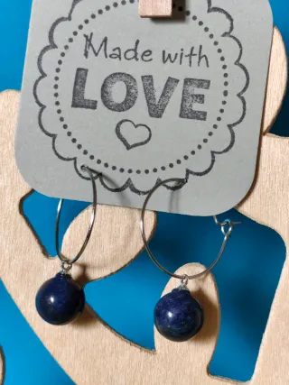 Lote pendientes piedras naturales